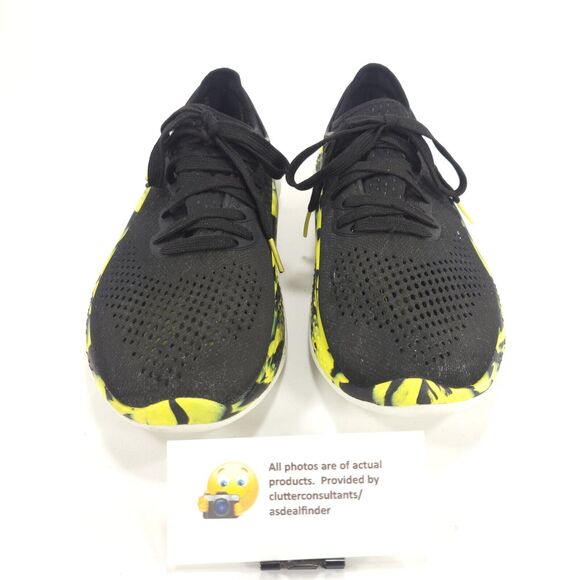 Crocs LiteRide 360 Marble Pacer Lace Up Athletic Shoe Mens Size 8 207633 Black - Picture 2 of 9